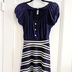 Gilli USA Dress, Blue/White, Small (Modcloth)